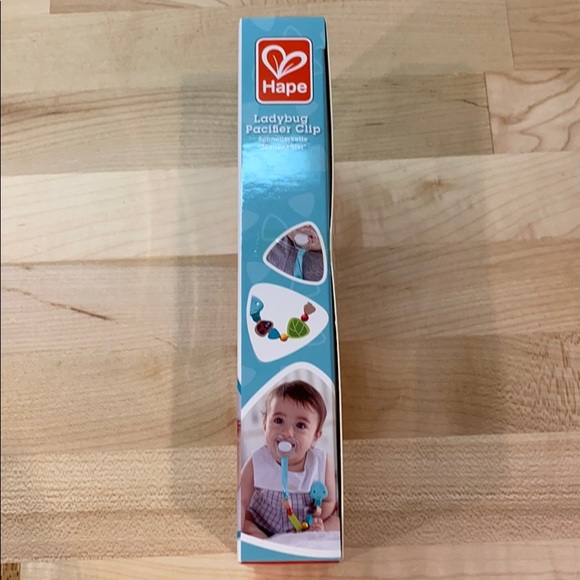 Ladybug Hape Pacifier Clip - Picture 2 of 5